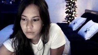 Tattoed Amateur Webcam Girl Hot Dildo Action Masturbation
