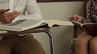 AuntJudysXXX - Naughty Mature Teacher Ruby Lynne Fucks Her Student After Class