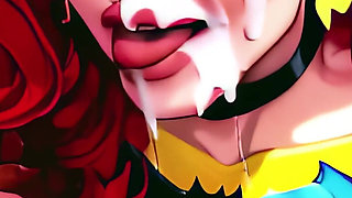 Yoghurt Party: 3D Comic Latex Vigilante POV (4k, Uncensored Ai Hentai)