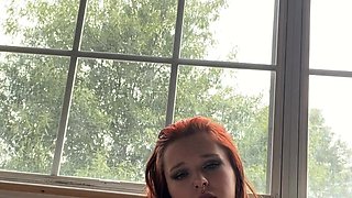 Big boobs milf masturbates with her dildo