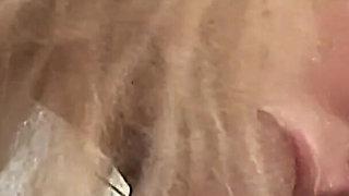 Blonde Mature Babe Fingered and Licked to Shaking Orgasm