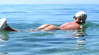 My Sexy Beauty Is Sunbathing on a Nudist Beach