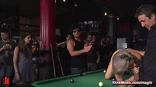 Blondie public humiliation and BDSM