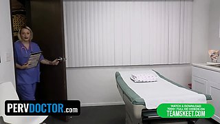 Naughty latina Apryl Rein makes a deal with her doc for faux chastity certificate - crank doctor