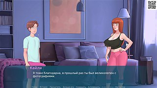 Stepmom gives a lesson in cowgirl with a compilation of hot moments