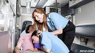 Skylar Snow and Alexa Chains's long legs trailer by MYLF Singles