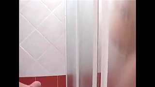 Amateur Vanessa Takes Giant Cock in Bathroom