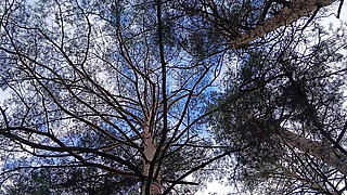 Risky Female Peeing and Masturbation in the Forest