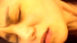 Asian Couple's Close-Up Amateur Fun
