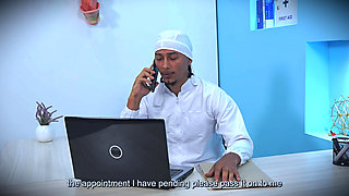 Colombian MILF Goes to the Doctor for Her Tight Asshole and Fucks Her Doctor with the Huge Cock