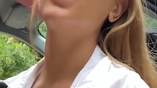 Picking a Russian Girl to Fuck Her Ass in a Car