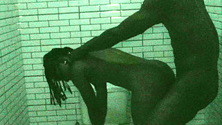 BBC Girl Likes It in the Toilet
