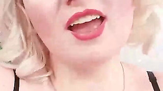 Strap-on POV: Domme in stockings dirty talk