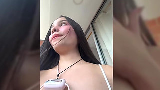 Latina Sex Body Perfect Masturbation in the Streep