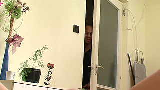 Solo Tatted Blonde German MILF with Hairy Bush Gets Fist Fucked
