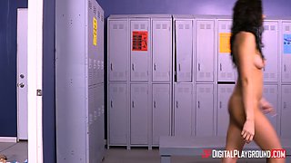 Dylan Snow's Wild Latina Passion Ignites in Locker Room Heat