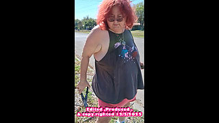 Nurse Vicki Is Sweating in the Garden