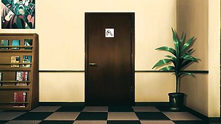 Girl's big tits scene