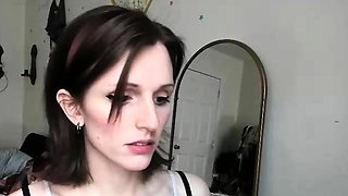 Jerking off shemale tranny solo play