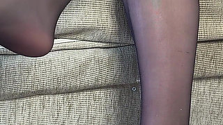 A Seductive Secretary in Nylon Tights