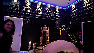 Lady Zara Hard Ballbusting Knee Kicking Heavy Ball Squeezing CBT