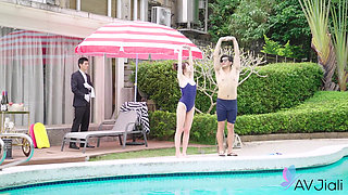 Rich Bratty Girl Ranako Fucks Her Swim Teacher