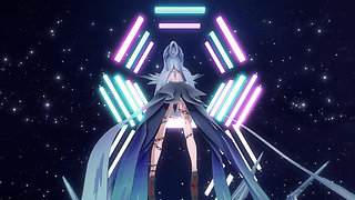 Mmd Mirror Flow Collapse Iron up&down Striptease Dress-up Nipple Clip Bunny Girl Black Silk Fishnet Costume Erotic Sweater Tig