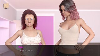 Erotic visual novel gameplay with big-assed characters and steamy stories