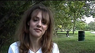 Lusty new girl in skirt gets rough doggystyle pounding at home