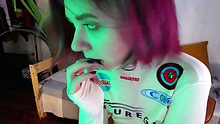 Emo Teen Becka Solo Webcam Masturbation Porn