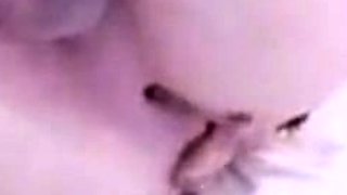Crossdresser Cums Hands-Free on Webcam