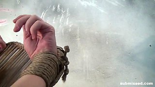 Bound naked cleavegagged vibed