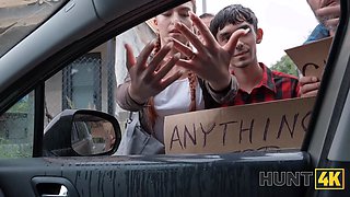 Hunt4k. her perfect arse was made for public cheating