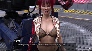 Stranded in Space - Flirting with a Half Robot Girl