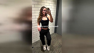 18yo Slut Virgin Fucked Raw Live Gym Fail
