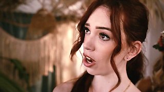 Digitalplayground - paradise getaway turns softcore as Scarlett Alexis explores vince karter's figure