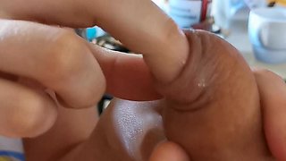 POV Foreskin Play an Blowjob, Amazing Slut Wife