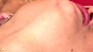 50 Year Old Mature Verena Fucks Her Pussy with a Glass Dildo
