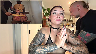 Obedient Huge Ass Brunette Slut First Time Dominated!