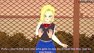Android 18 enters college to continue fucking Gohan - Dragon Ball zex Series