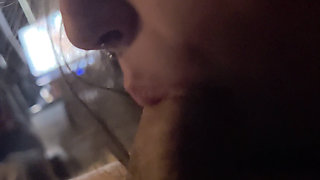 Slut Stepsister Loves to Suck on My Cock!!