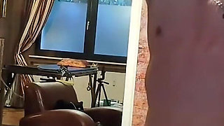 Domlady Mia - Punishment of Terror for the Slave - Whipped on the Stretching Rack and at the Ceiling Bar - Part 4