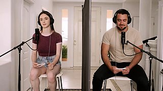 Hot Busty Brunette Hazel Moore Rides Dante Colle's Sturdy