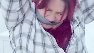 Lacey Taken and Gagged: a Desperate Struggle
