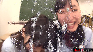 Two Japanese Girls, Mio Shinozaki and Himari Ogawa, Spit on You and Blow Their Bad Breath in Your Face