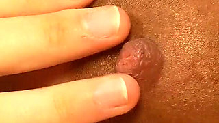 Pregnant Stepsister Masturbates with a Vibrator and Does Camel Toe Pussy in Panties Then Examines Herself in White Medical Latex