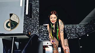 Dominatrix Nika Ropes Slaves Balls in Bondage for Kicks and Brutal Boot Trampling