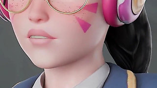 D.va Exam Disaster Turns Into BBC Tight Asshole Stretching - Overwatch 3D Porn