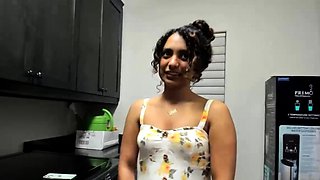 Interracial blowjob outdoors sucking big cock in hd