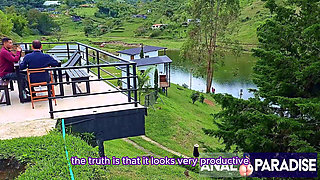 Anal Sex in the Middle of a Natural Landscape and a Girl Who's in the Mood for Some Fun